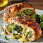 Broccoli Cheddar Stuffed Chicken