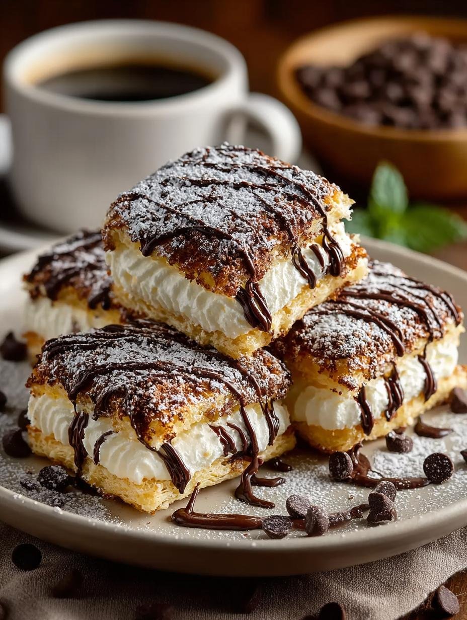 Classic Cannoli Squares: 5 Irresistible Italian Treats - Cannoli Squares - main visual representation