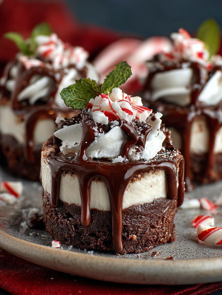 Delicious Chocolate Peppermint Cheesecake Bites to Savor - Chocolate Peppermint Cheesecake Bites - main visual representation