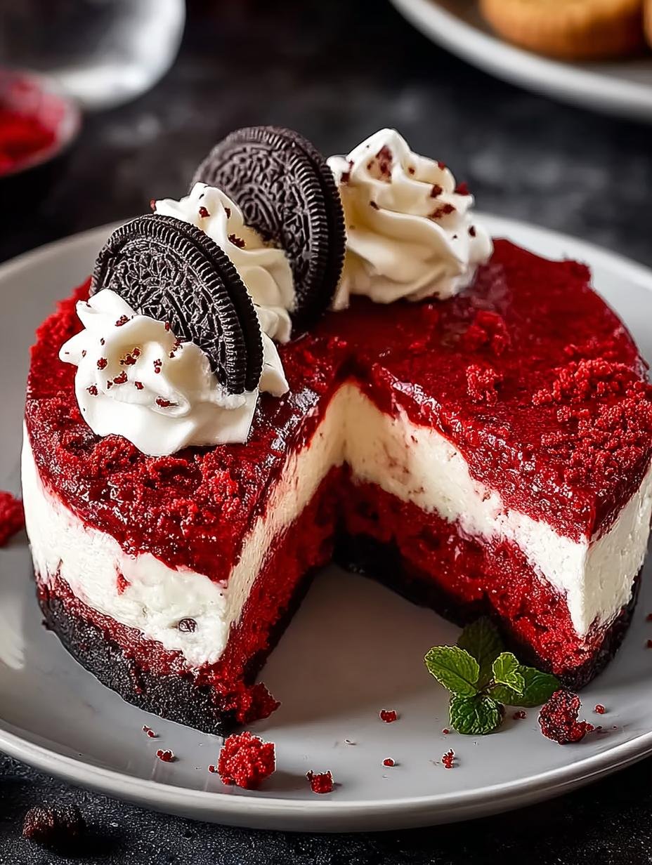 Christmas Red Velvet Cheesecake: 7 Indulgent Layers - Christmas Red Velvet Cheesecake - main visual representation
