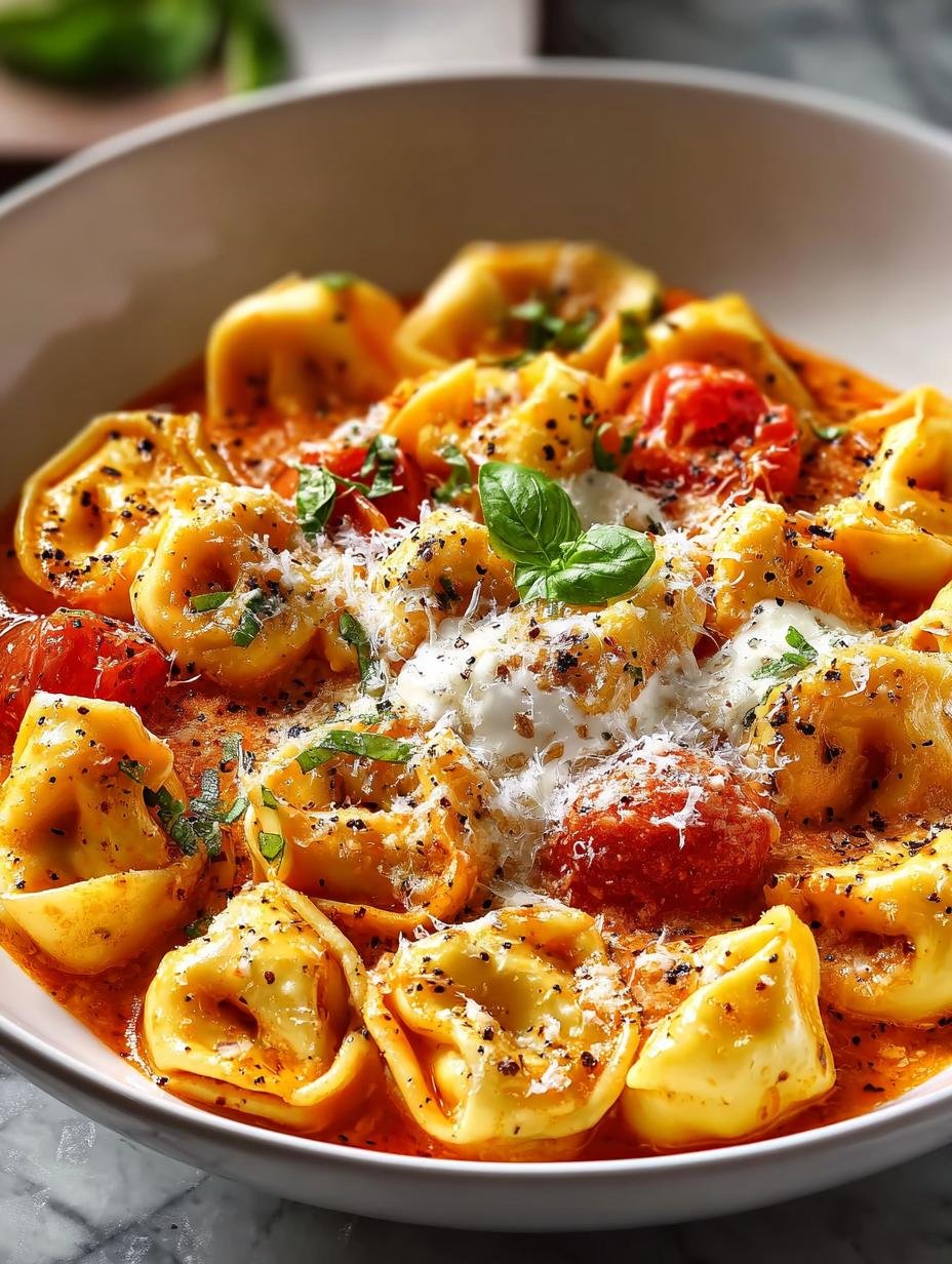Creamy Tomato Tortellini: 7 Quick Dinner Ideas - Creamy Tomato Tortellini - main visual representation