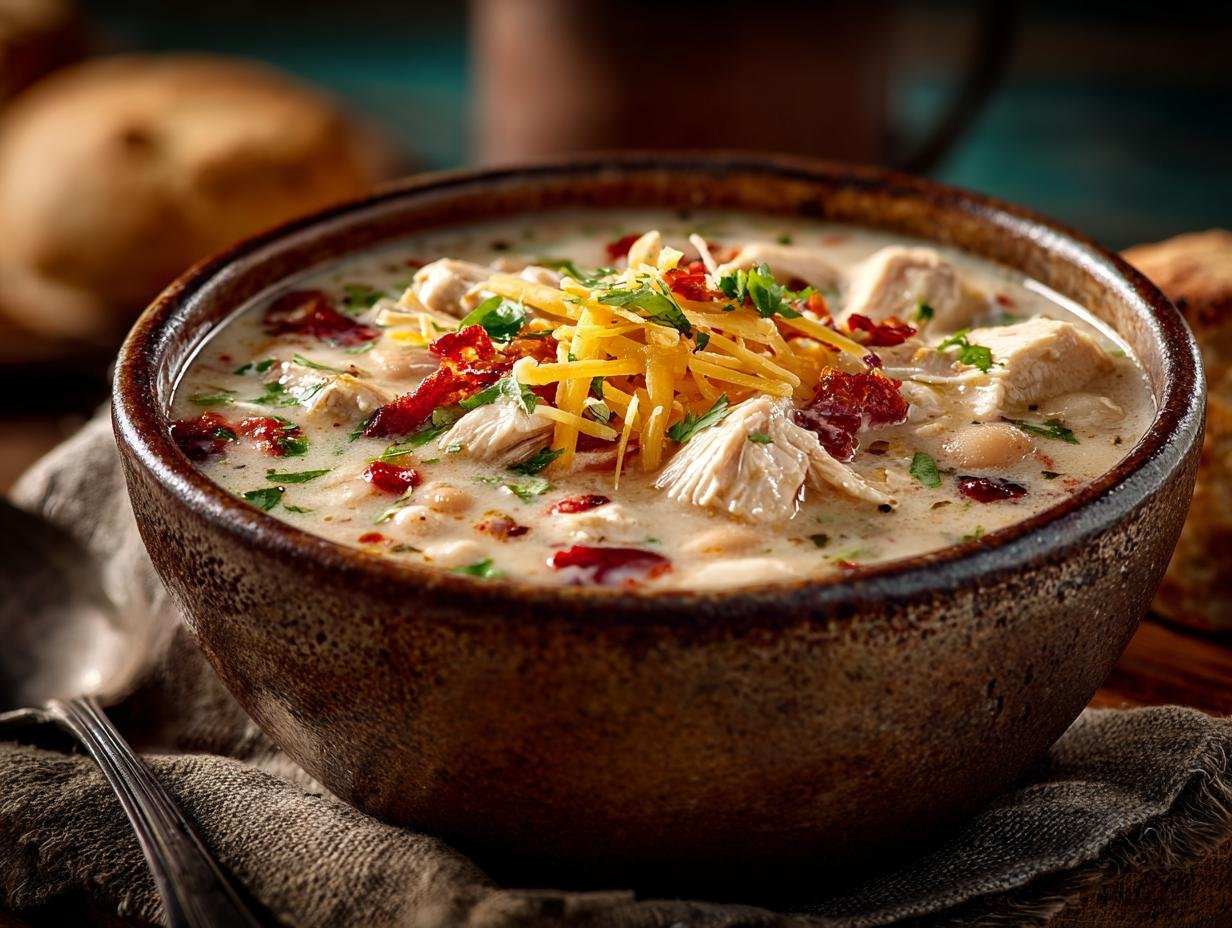Award-Winning Creamy White Chicken Chili Recipe - Creamy White Chicken Chili - main visual representation