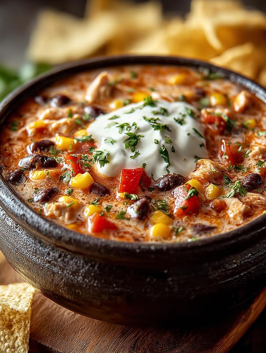 Crock Pot Cream Cheese Chicken Chili for Cozy Nights - Crock Pot Cream Cheese - main visual representation