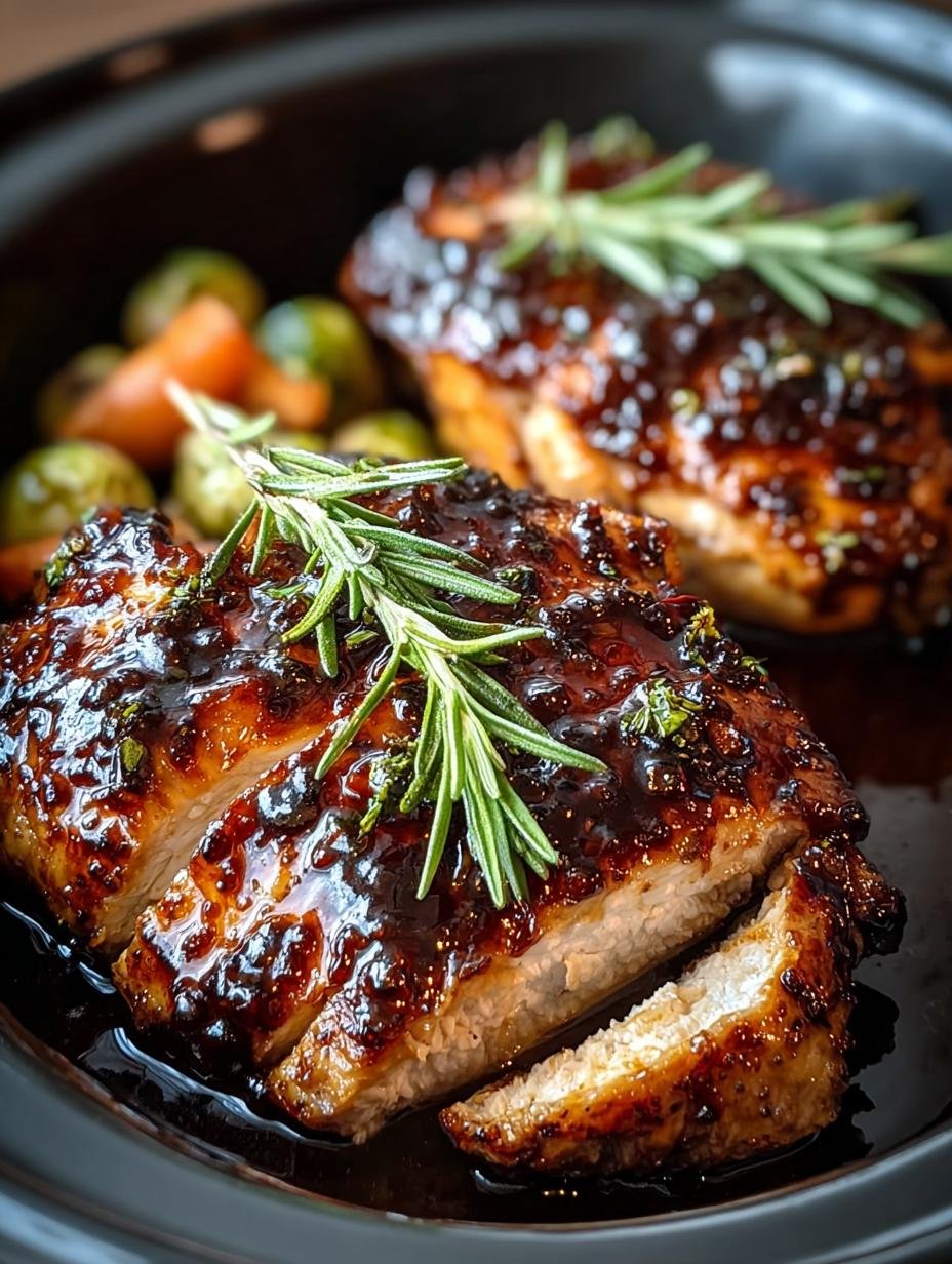 Dump Crockpot Balsamic Glazed