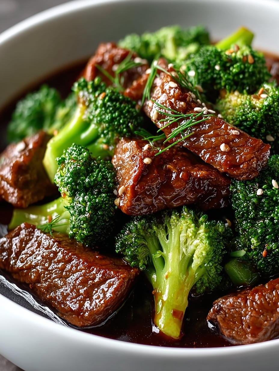 Delicious Dump Crockpot Beef Broccoli served over rice