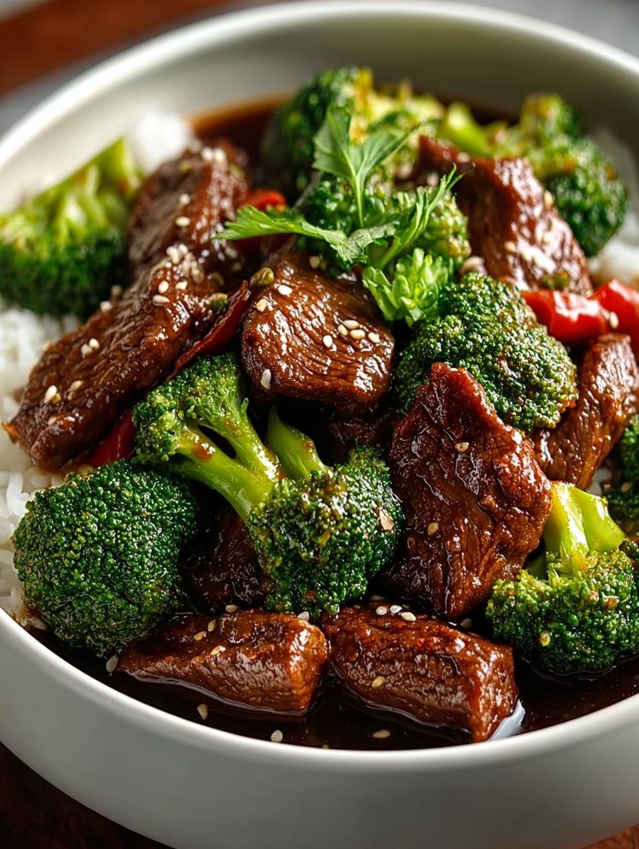 Step-by-step preparation of Dump Crockpot Beef Broccoli