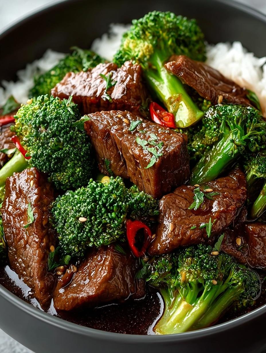 Dump Crockpot Beef Broccoli