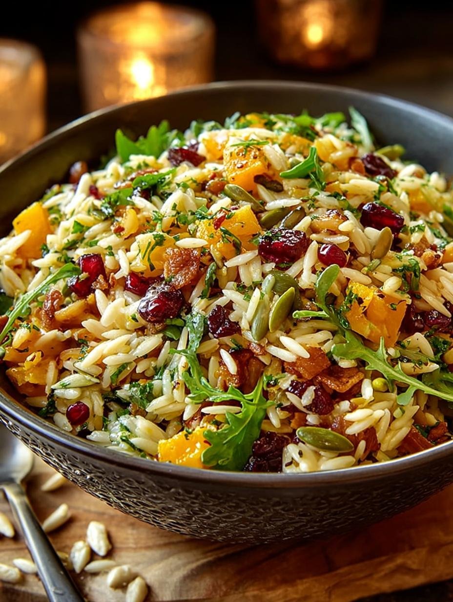 Fall Harvest Orzo Salad: 10 Cozy Ingredients for Autumn - Fall Harvest Orzo Salad - additional detail