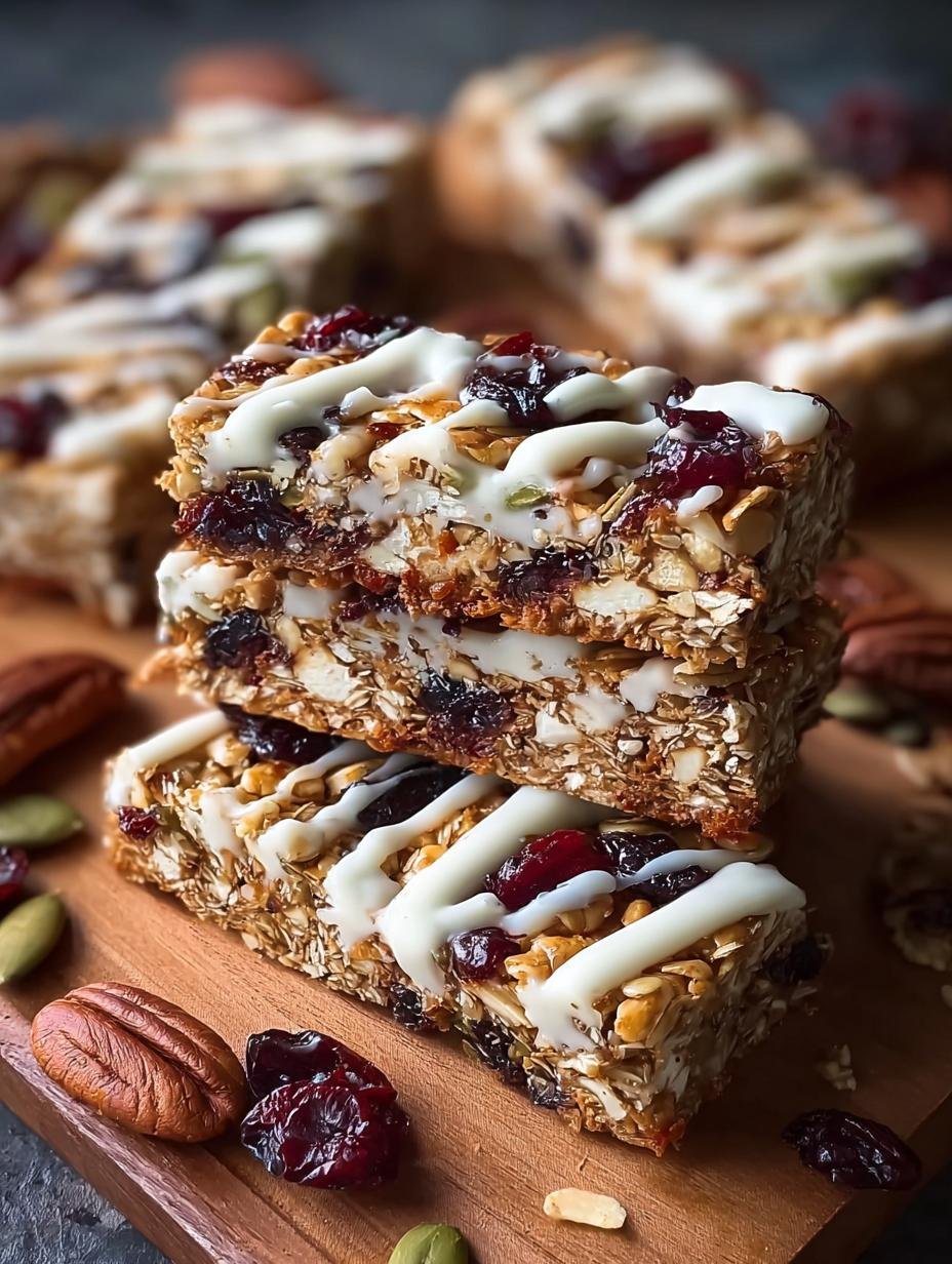 Delicious Gingerbread Granola Bars Recipe for the Holidays - Gingerbread Granola Bars - additional detail