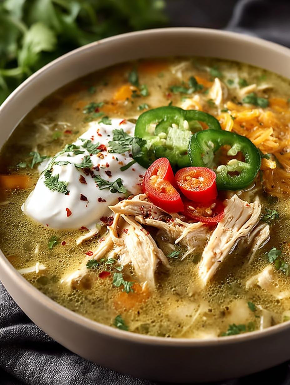 Easy Green Enchilada Chicken Soup for Busy Nights