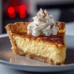 Holiday Eggnog Custard Pie