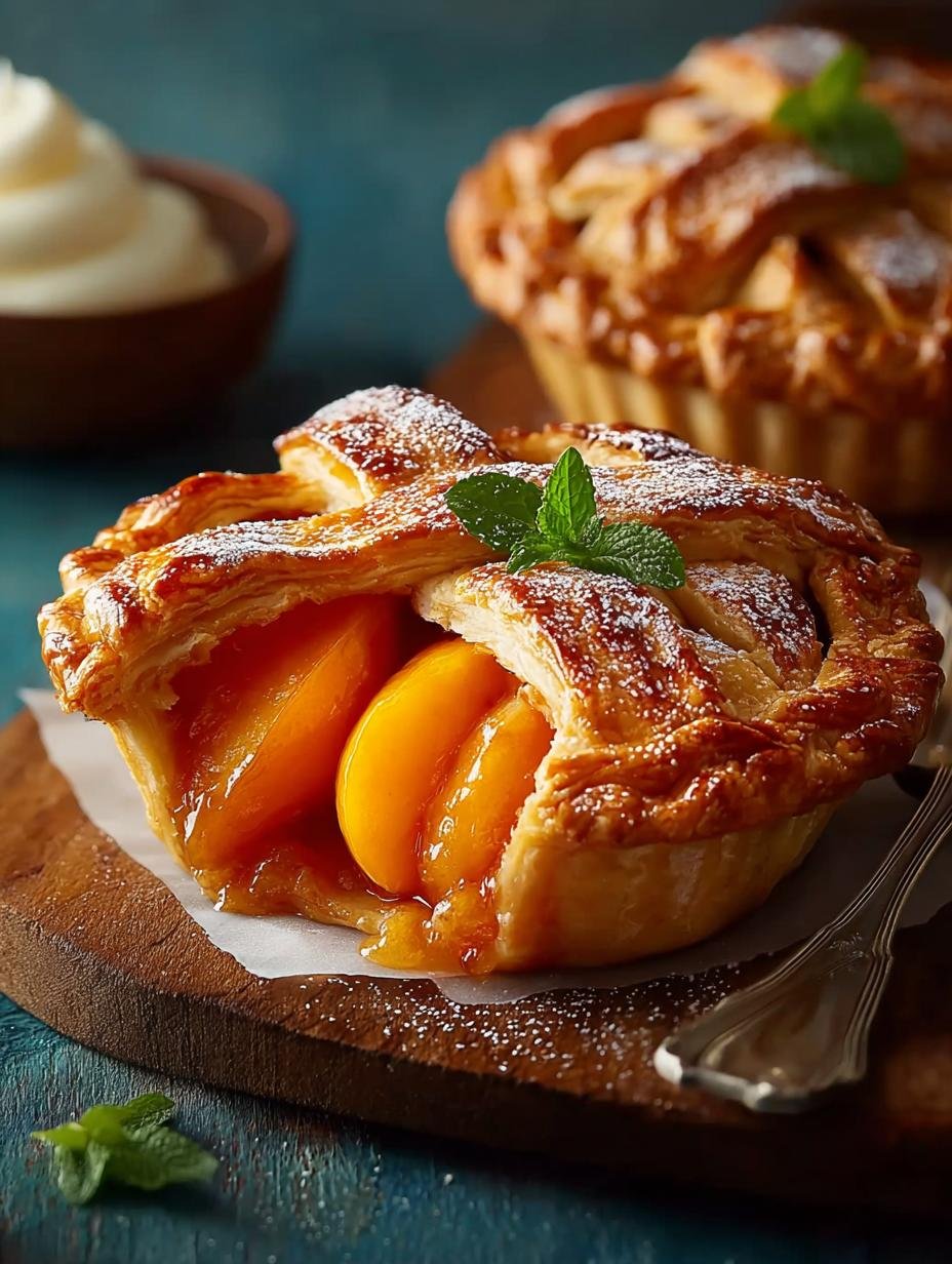 Individual Peach Pies