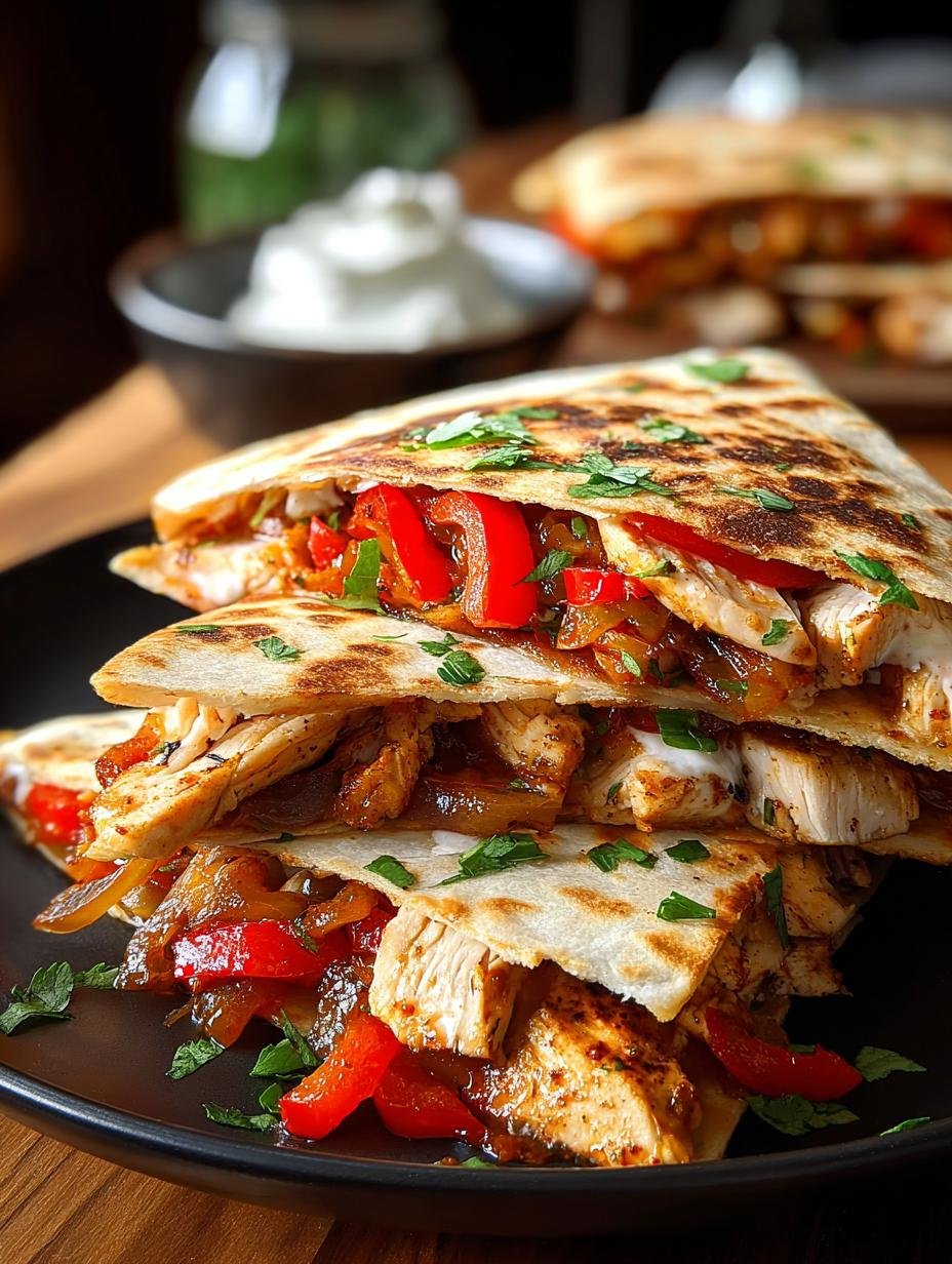 Irresistible Chicken Fajita Quesadillas: 5 Bold Flavors - Irresistible Chicken Fajita Quesadillas - additional detail