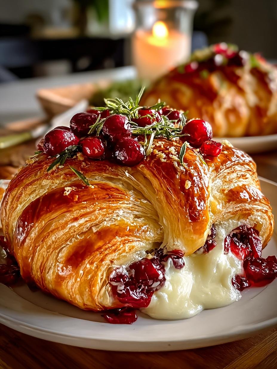 Irresistible Cranberry Brie Crescent Wreath Recipe