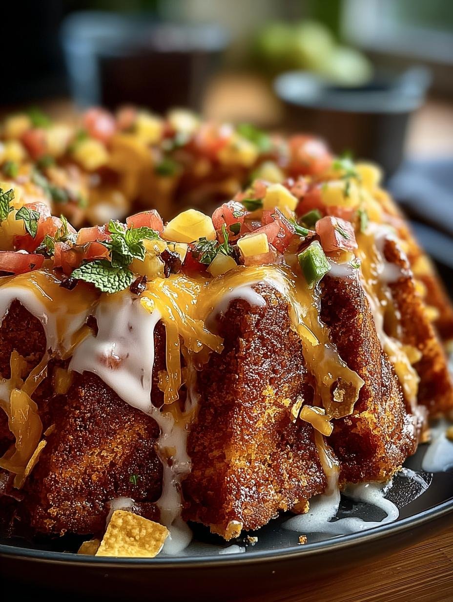 Irresistible Mexican Bundt Pan Nachos for Game Day