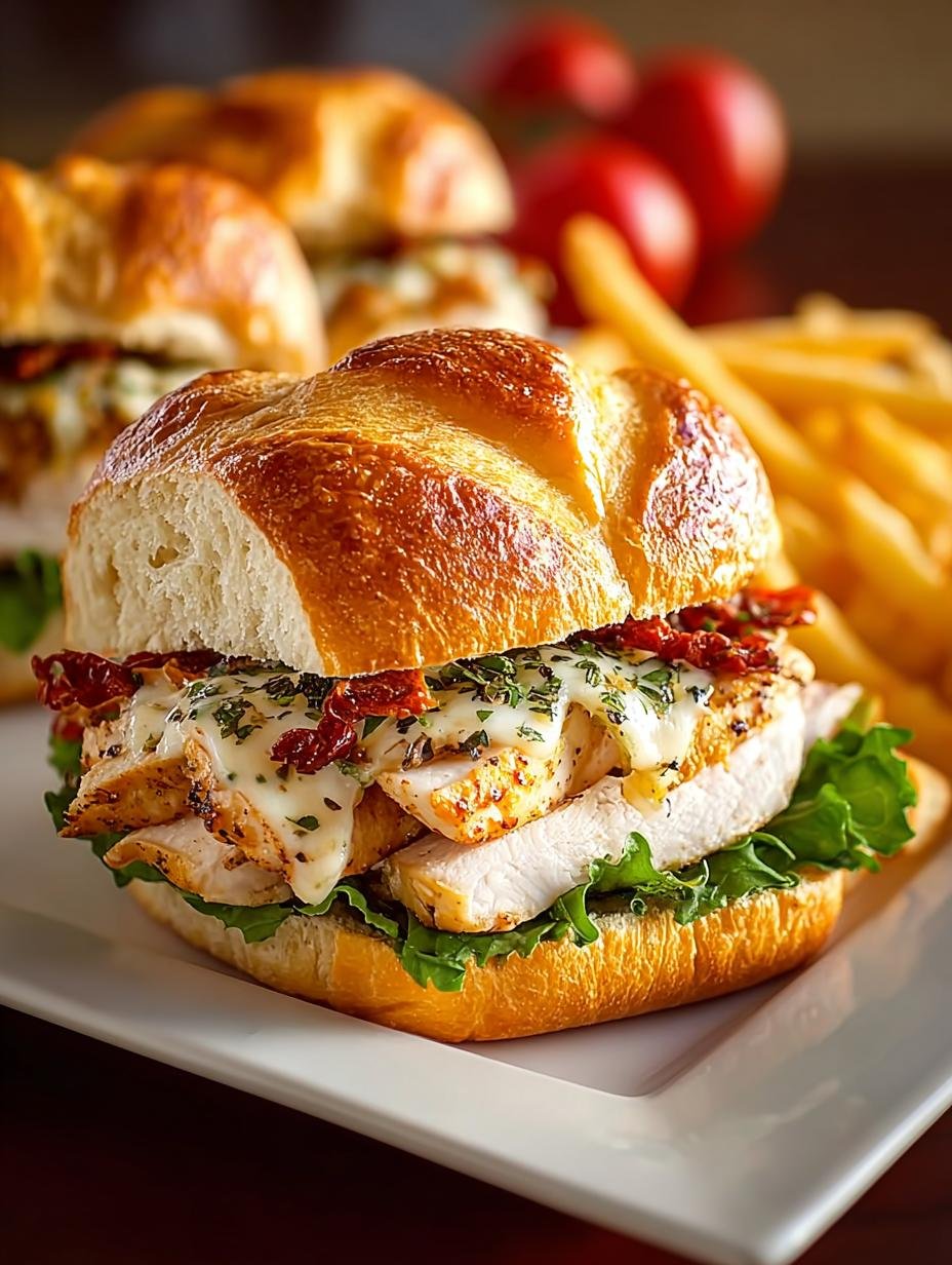 Italian Chicken Sandwiches