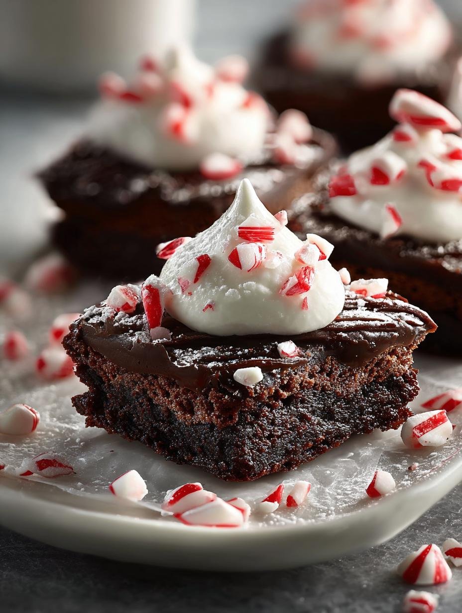 Kisses Peppermint Brownie Drops: 48 Irresistible Treats
