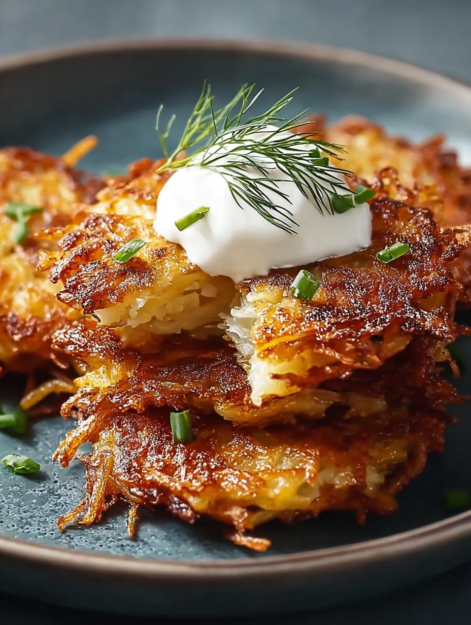 Crispy Latkes: 7 Steps to Perfect Potato Pancakes - Latkes - additional detail