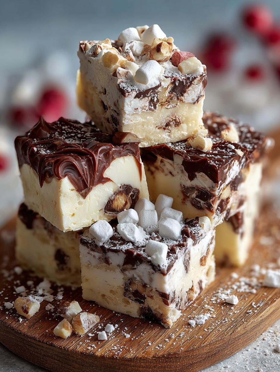 Mix White Rocky Road: 5 Irresistible No-Bake Recipes - Mix White Rocky Road - additional detail