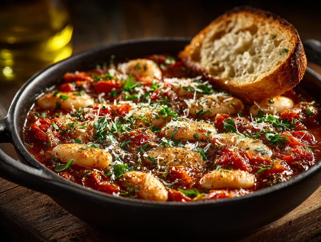 Comforting Parmesan Tomato Cannellini Bean Soup Recipe - Parmesan Tomato Cannellini Bean - main visual representation