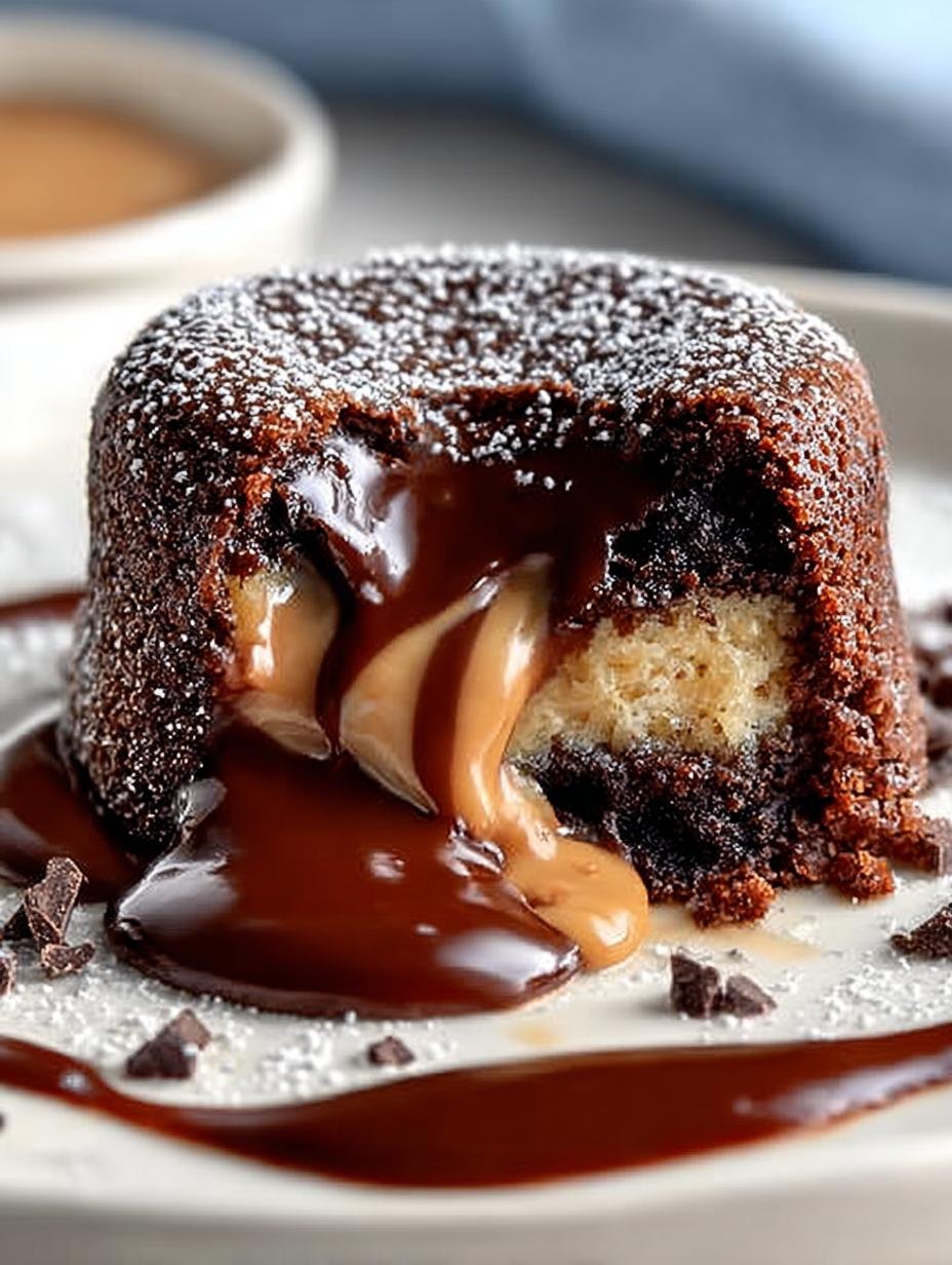 Peanut Butter Chocolate Molten: 5 Irresistible Treats - Peanut Butter Chocolate Molten - additional detail