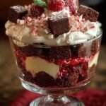 Peppermint Brownie Trifle