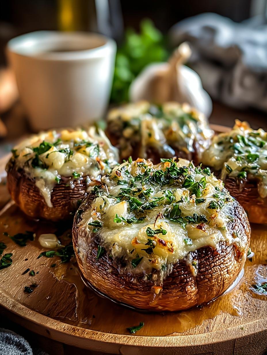 Savory Crockpot Garlic Parmesan Mushrooms Recipe for Delight - Savory Crockpot Garlic Parmesan - main visual representation