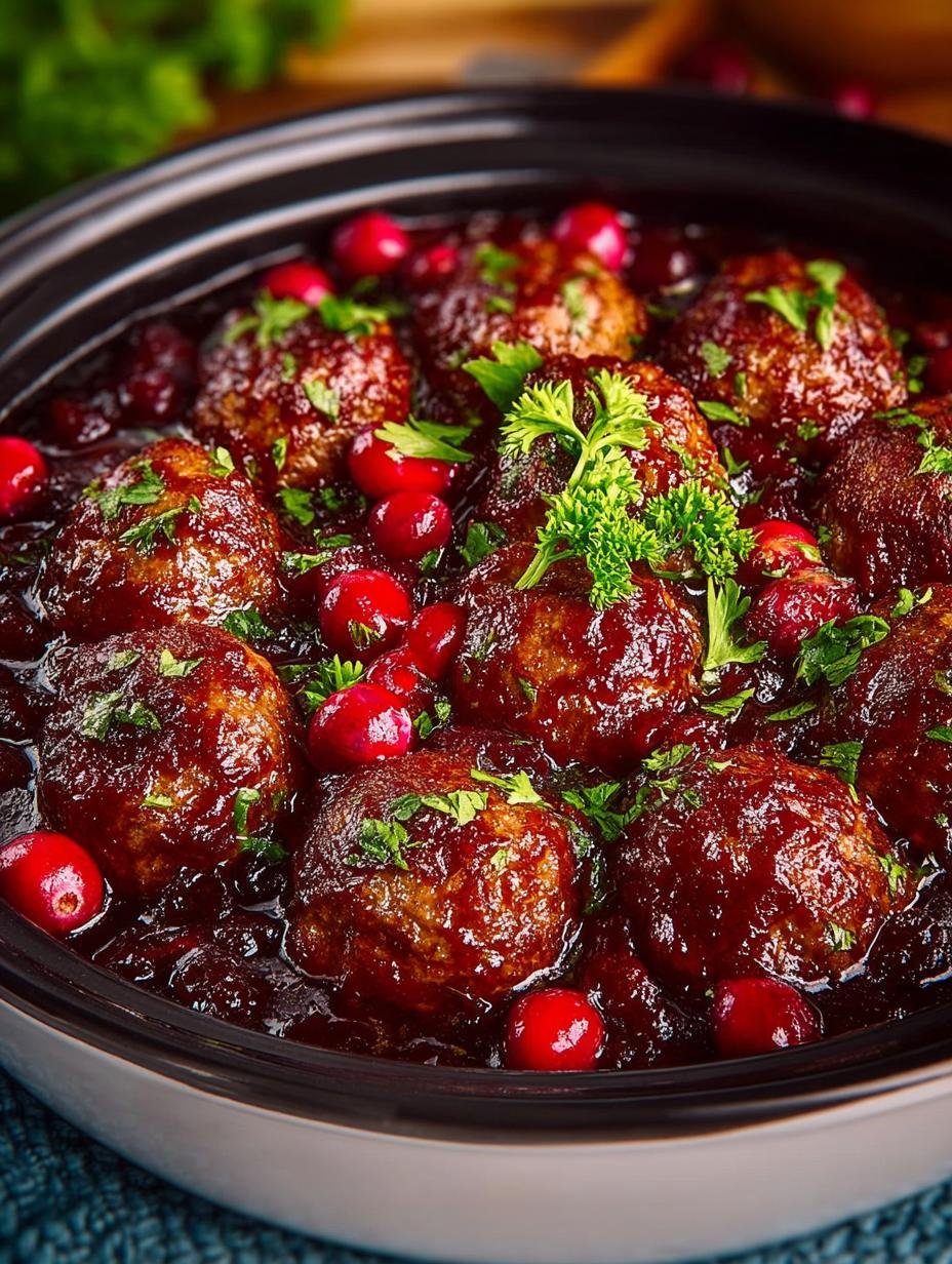 Slow Cooker Cranberry Meatballs: 5 Secrets to Perfection - Slow Cooker Cranberry Meatballs - main visual representation
