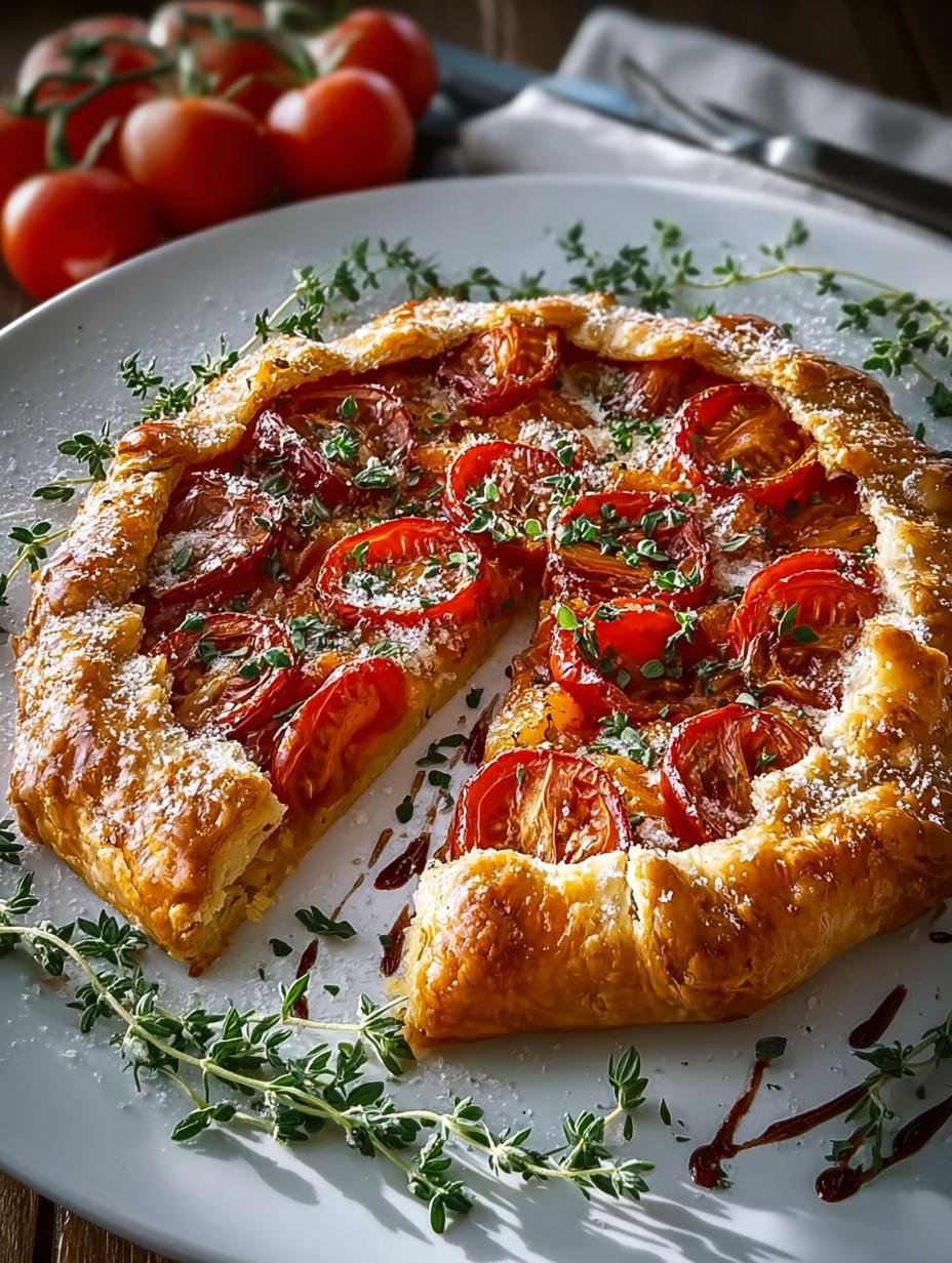 Irresistible Tomato Galette: A Slice of Rustic Heaven - Tomato Galette - main visual representation