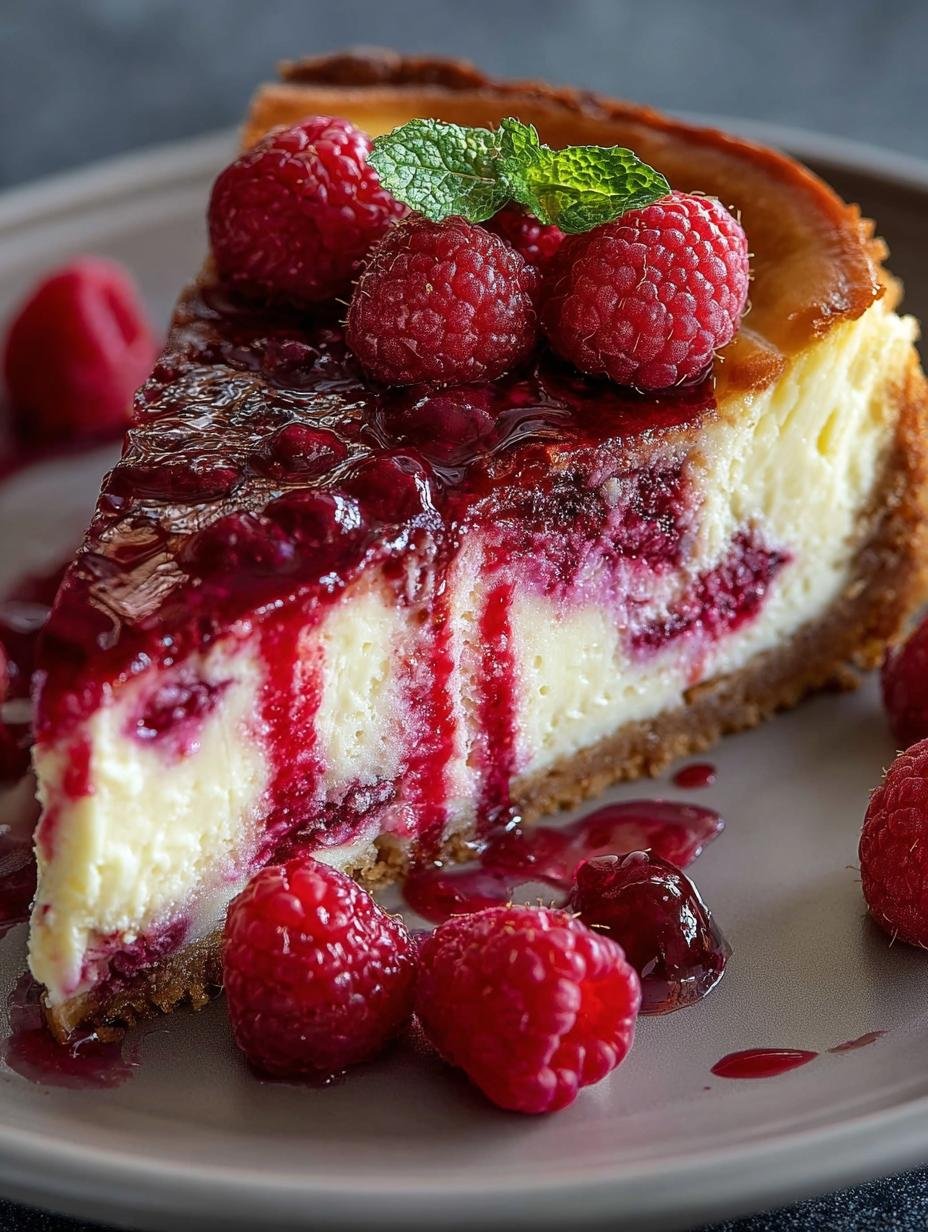 Baked Raspberry Cheesecake: 5 Amazing Reasons to Indulge - Baked Raspberry Cheesecake - additional detail