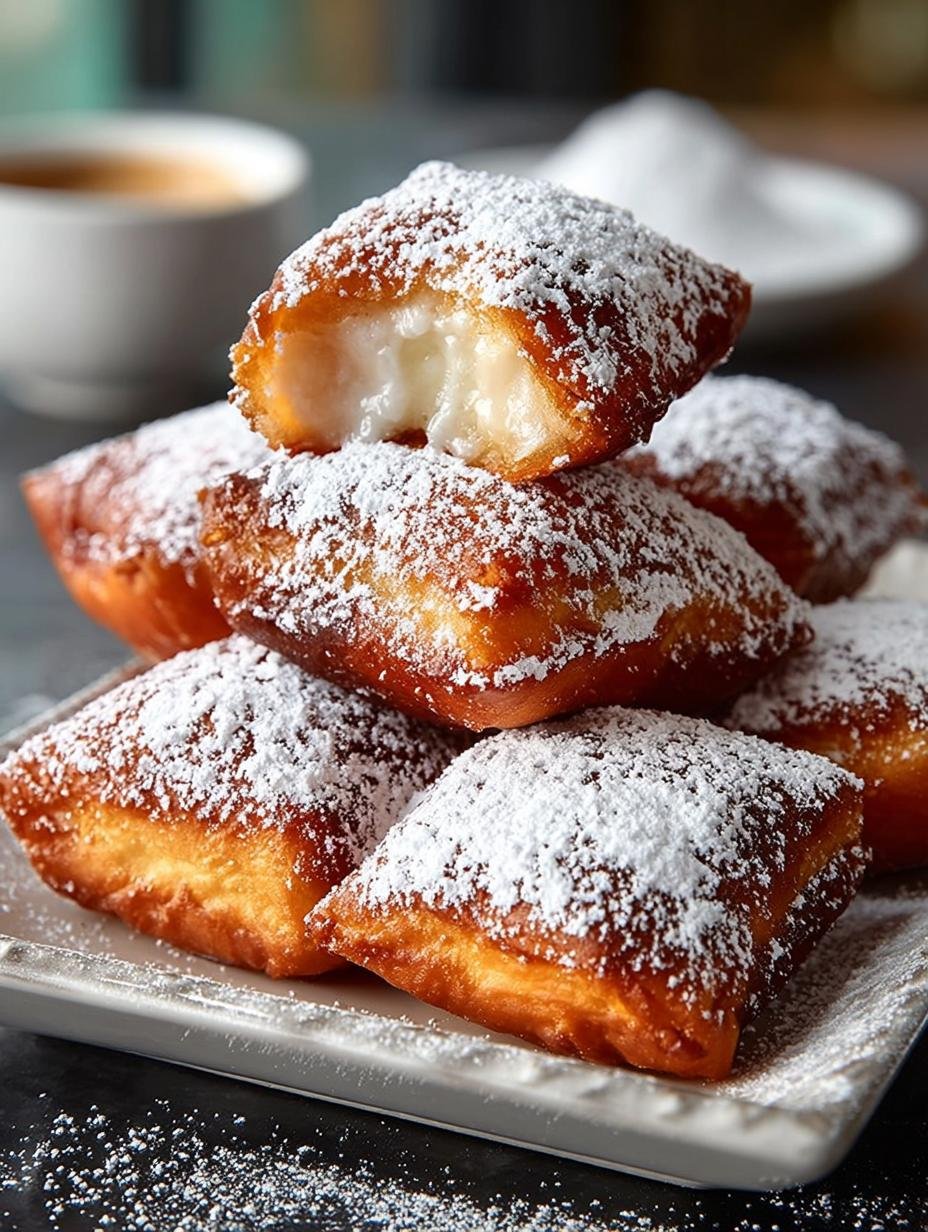 Classic Beignets: 12 Steps to Irresistible Fried Pastries - Beignets - main visual representation