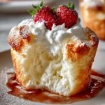 Bourbon Strawberry Angel Food