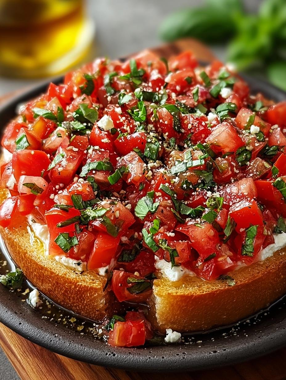 Bruschetta Dip: 4 Creamy Variations for Easy Entertaining - Bruschetta Dip - additional detail