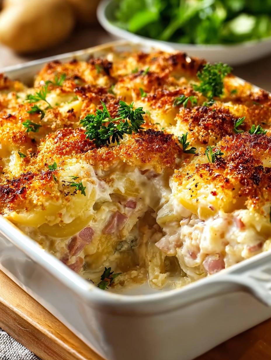 Chicken Cordon Bleu Casserole