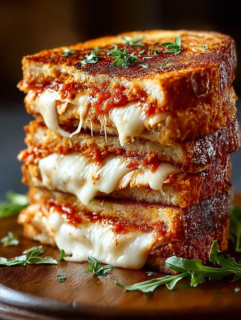 Chicken Parmesan Grilled Cheese