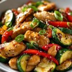 Chicken Zucchini Stir Fry