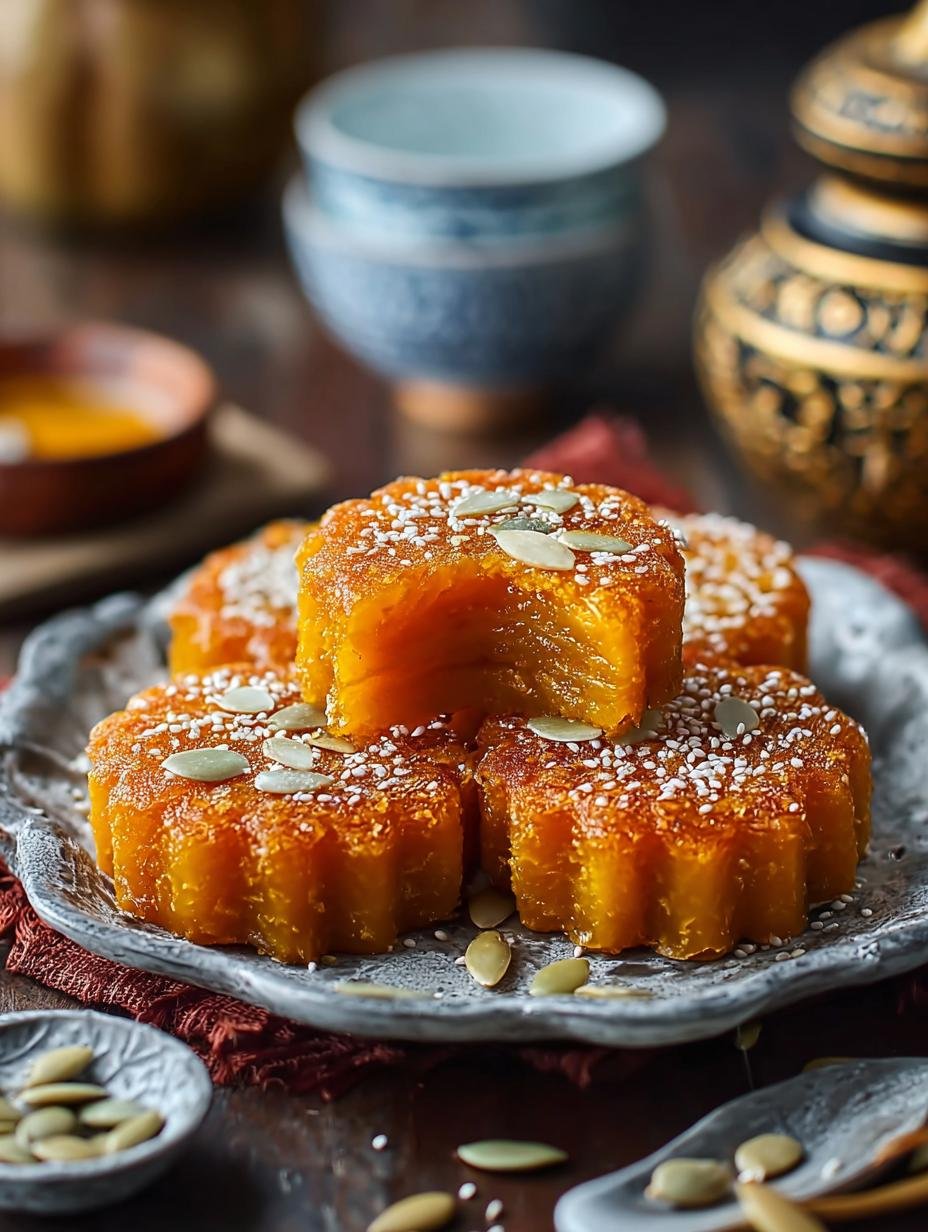 Delicious Chinese Pumpkin Cakes: A Vegan Delight - Chinese Pumpkin Cakes - main visual representation