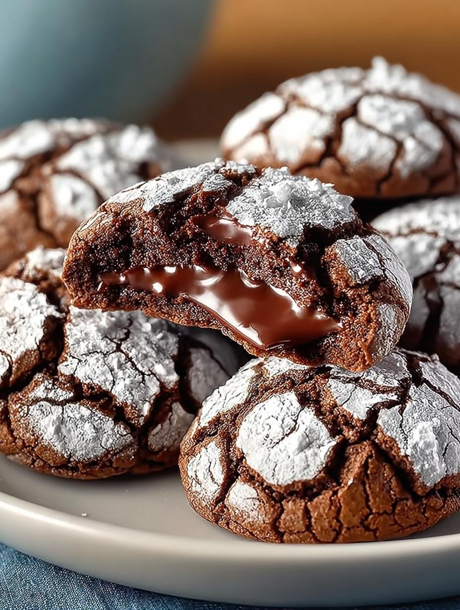 Decadent Chocolate Crinkle Blossom Cookies You Can't Resist - Chocolate Crinkle Blossom Cookies - main visual representation