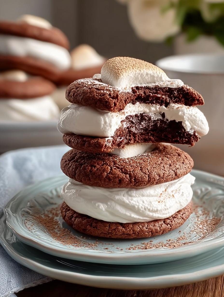 Delicious Chocolate Marshmallow Cookies Recipe to Try