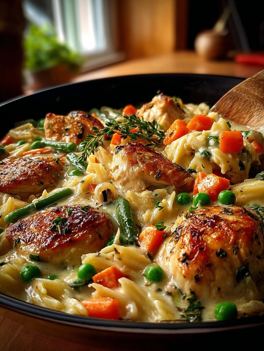 Comforting Creamy Chicken Pot