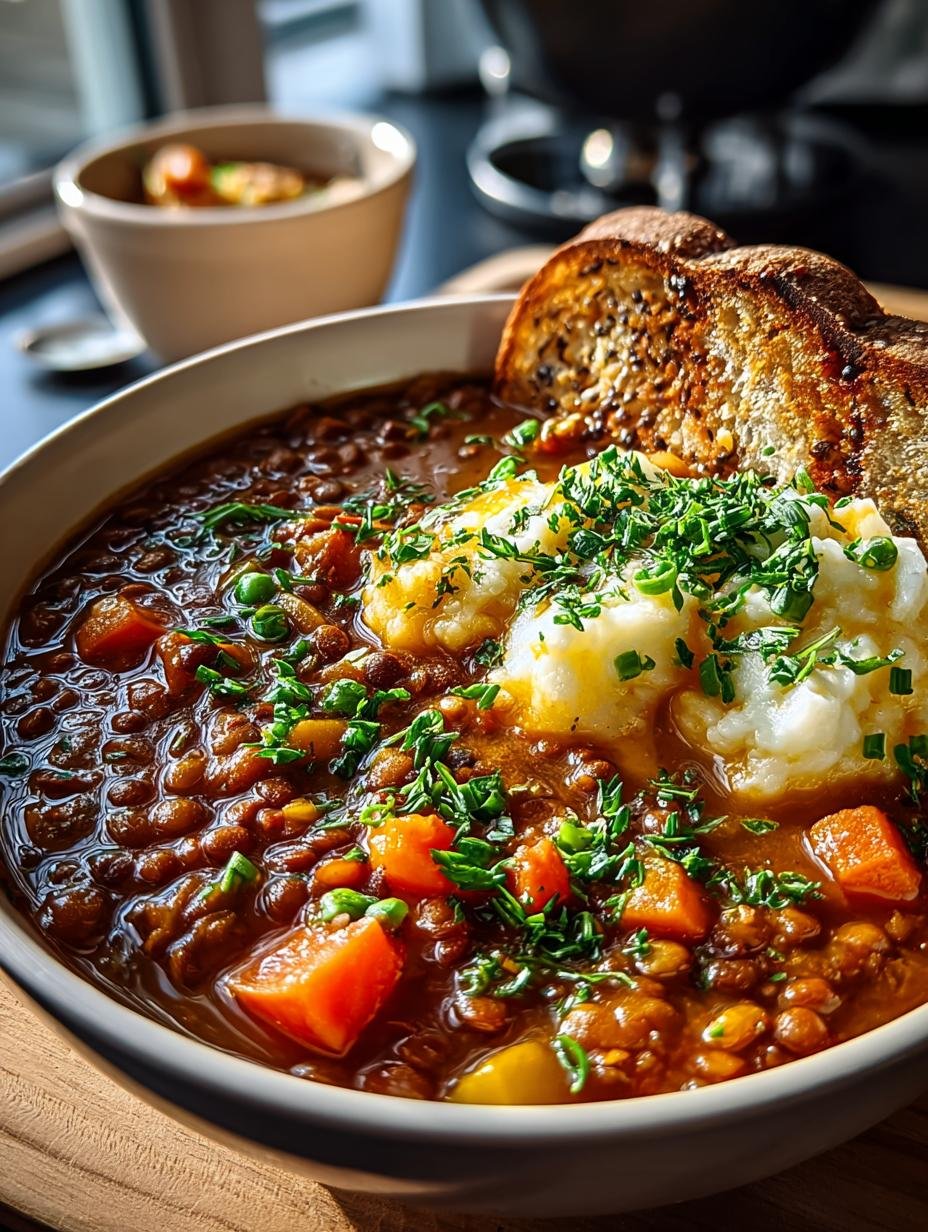 Comforting Hearty Lentil Stew: A Cozy Winter Dish - Comforting Hearty Lentil Stew - additional detail
