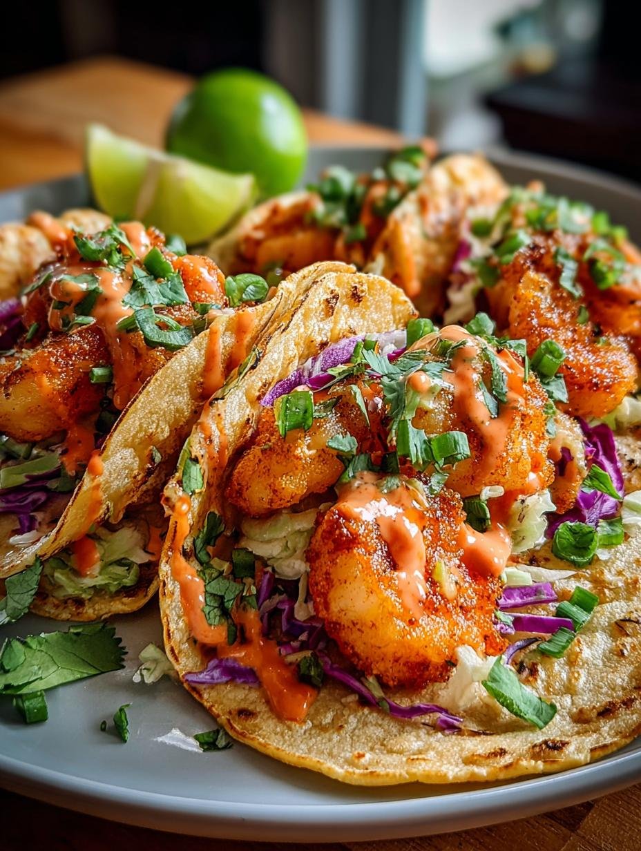 Crispy Air Fryer Bang Bang Shrimp Tacos Recipe - Crispy Air Fryer Bang - additional detail