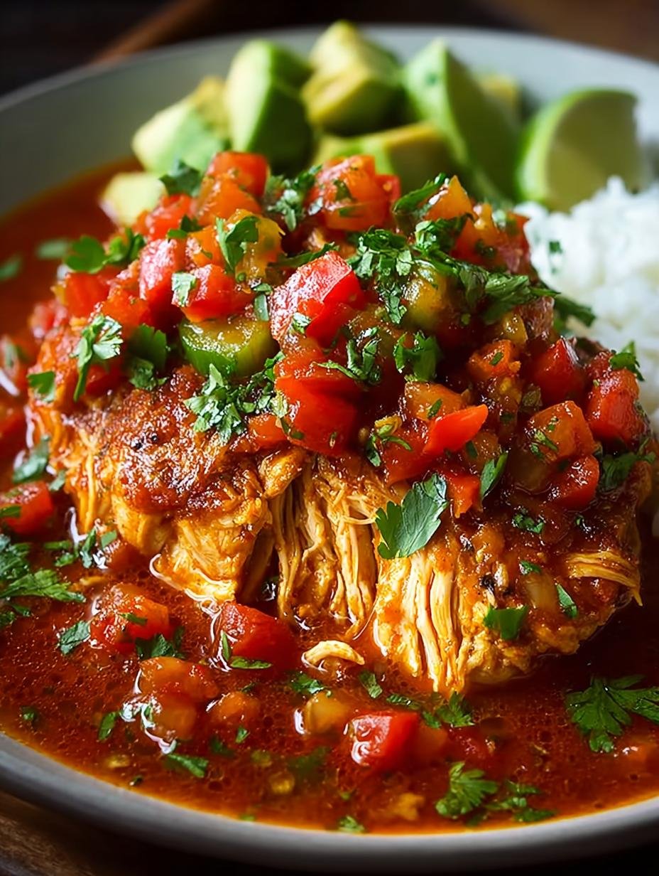 Crockpot Salsa Chicken