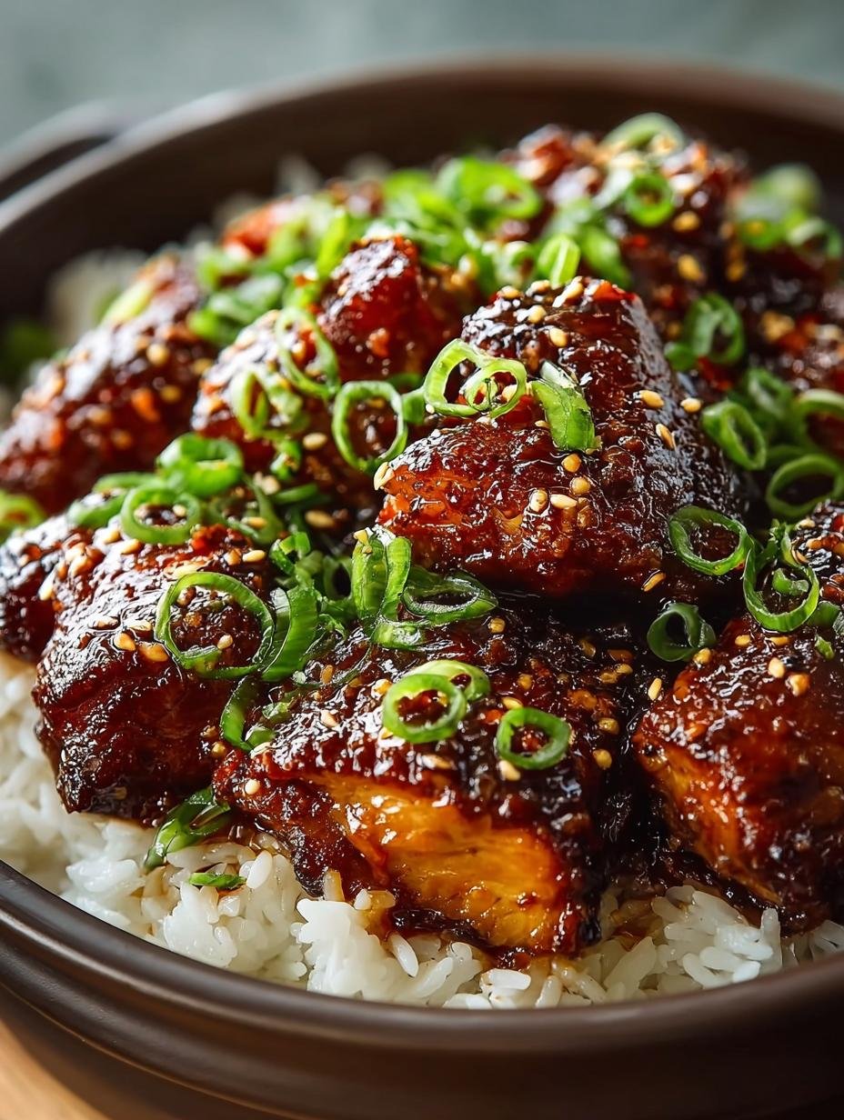 Crockpot Sticky Honey Garlic