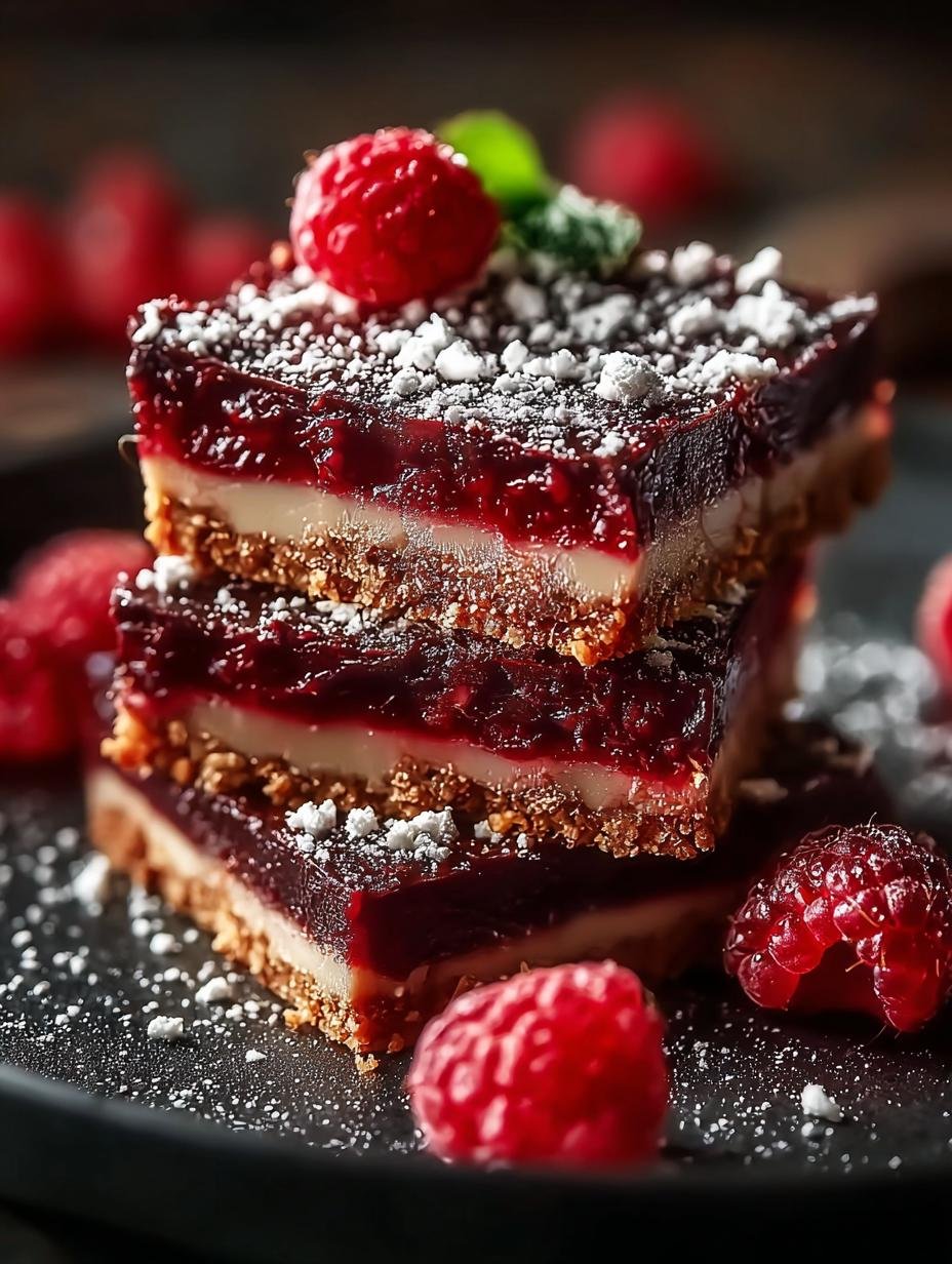 Decadent Dark Raspberry Bars: A Must-Try Delight - Dark Raspberry Bars - additional detail