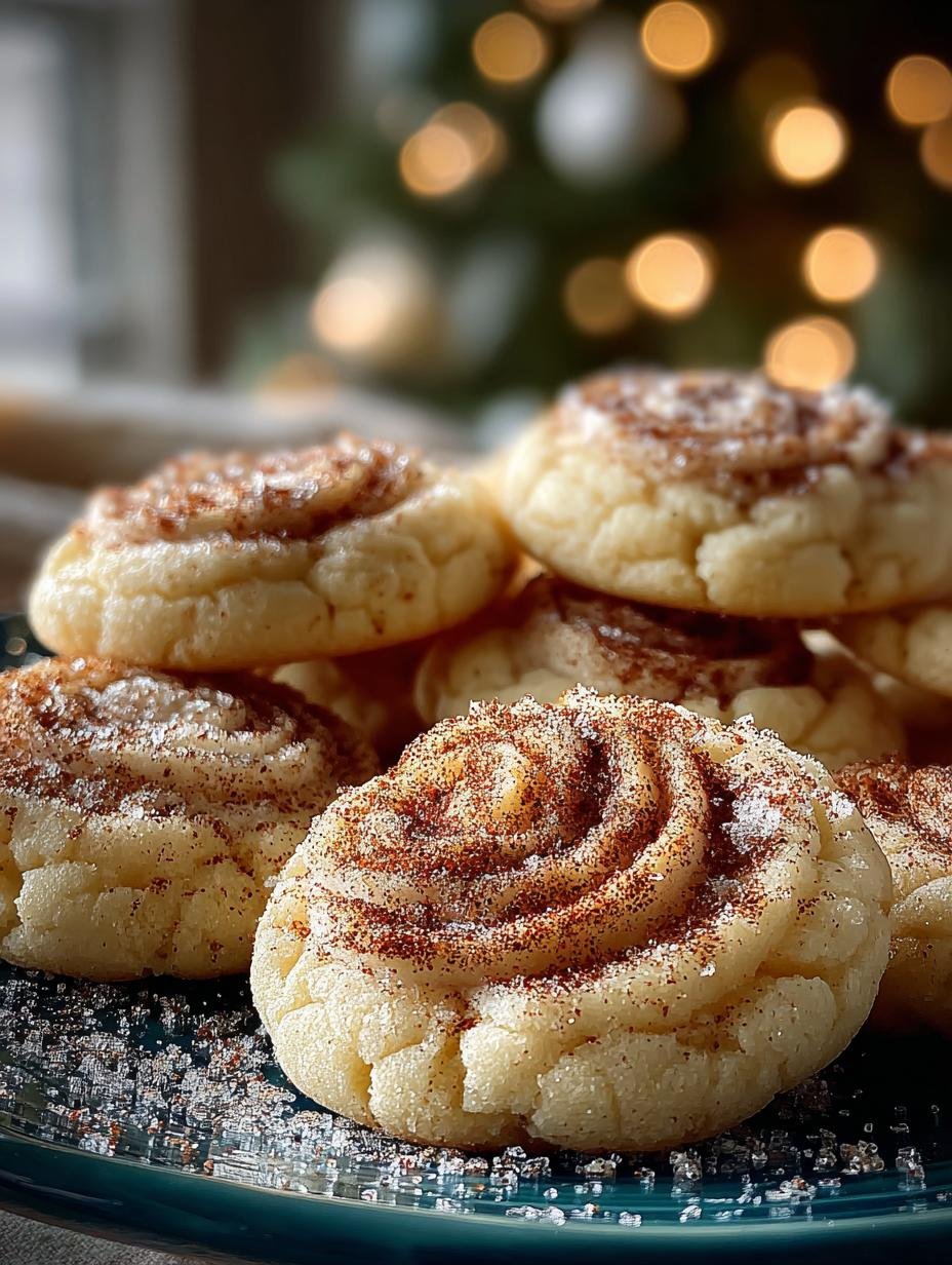 Festive Eggnog Snickerdoodle Thumbprint Cookies Delight - Festive Eggnog Snickerdoodle Thumbprint - main visual representation