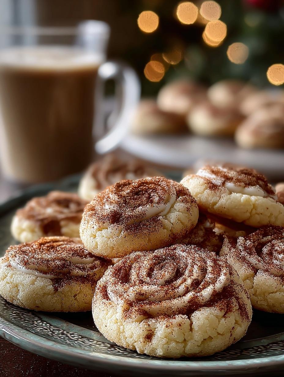 Festive Eggnog Snickerdoodle Thumbprint Cookies Delight - Festive Eggnog Snickerdoodle Thumbprint - additional detail