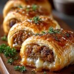 French Onion Sausage Rolls