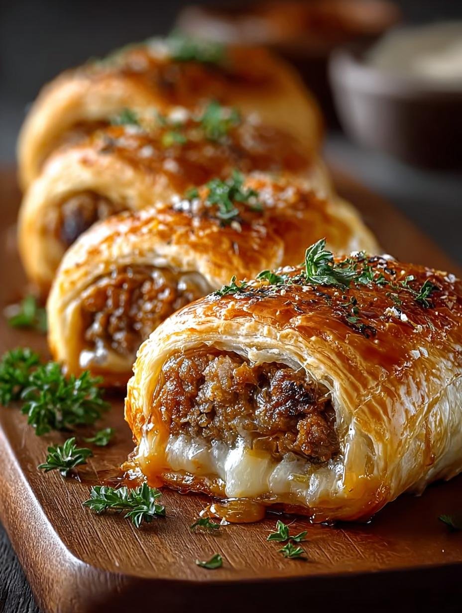 French Onion Sausage Rolls: 12 Delicious Bites to Savor