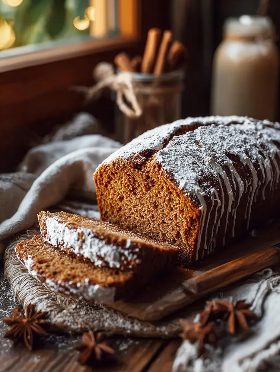 Delicious Gingerbread Sourdough Discard Loaf Recipe - Gingerbread Sourdough Discard Loaf - main visual representation
